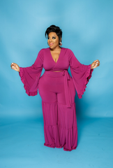Pink Chaka Pant Set