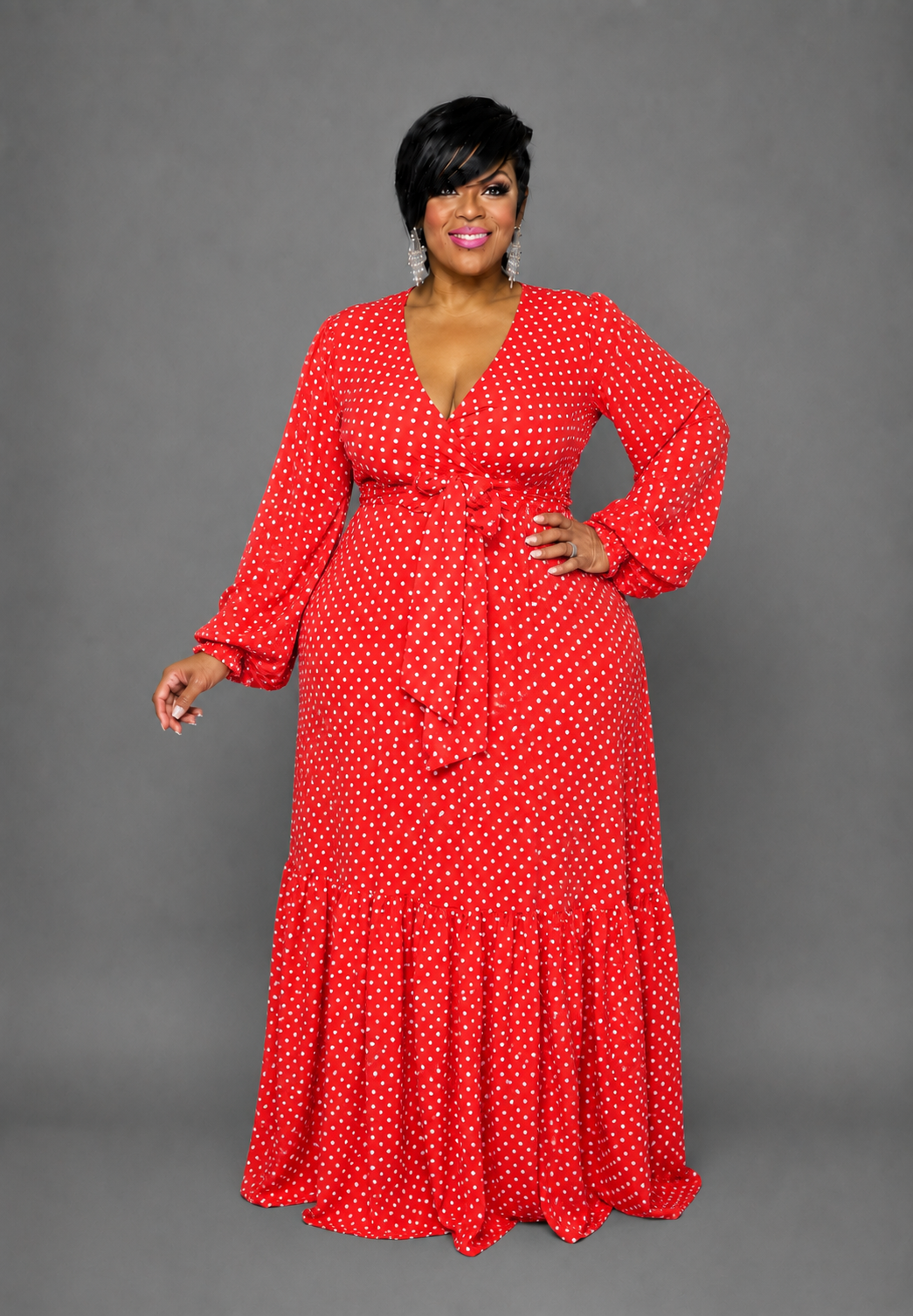 Red Polka Dot Dress