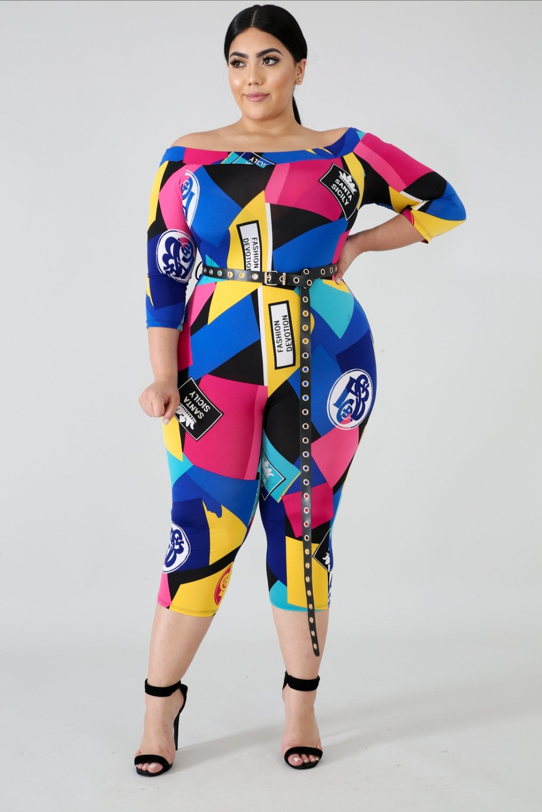 Casey Colorful Romper