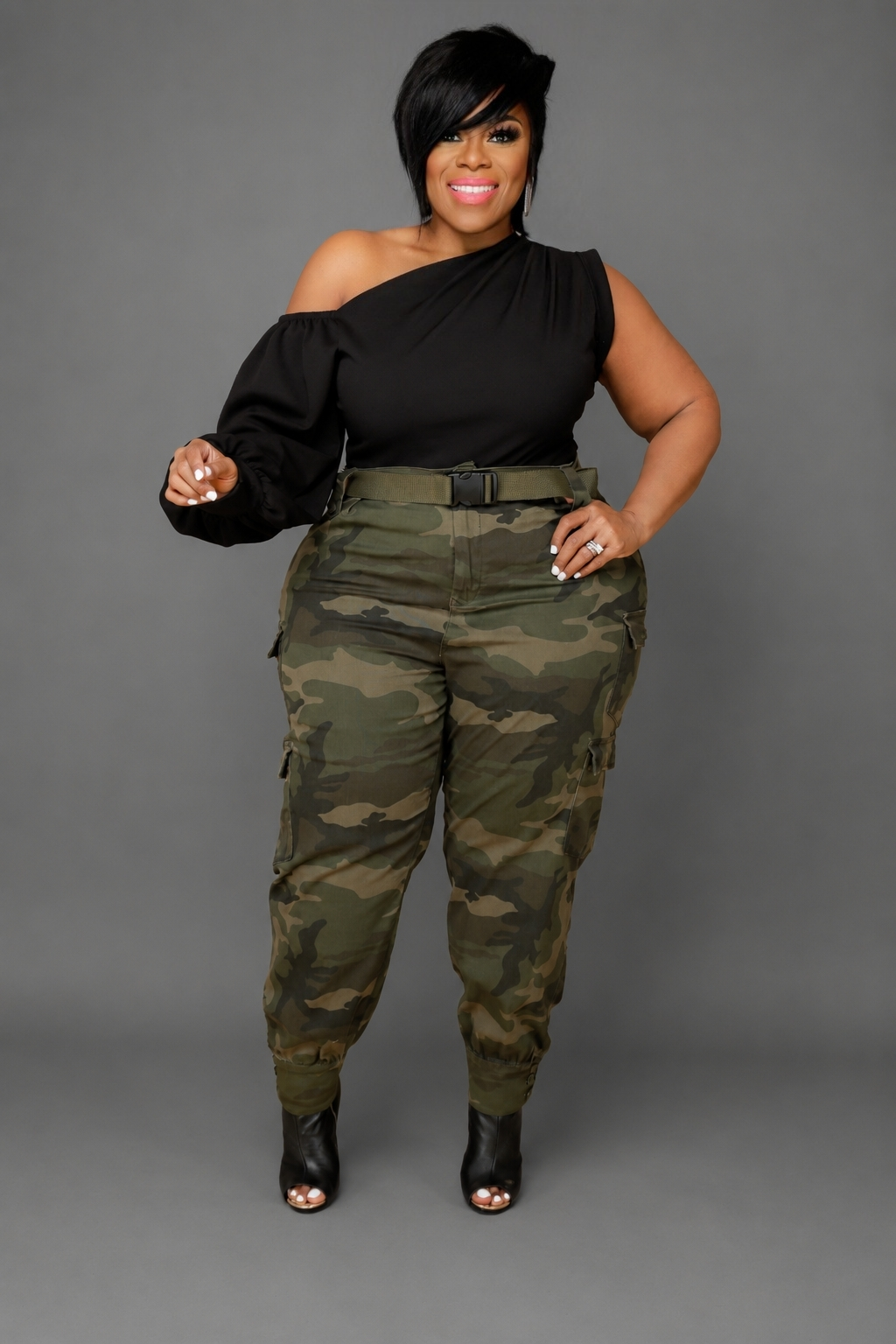 Camouflage Hem Jogger