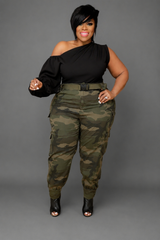 Camouflage Hem Jogger