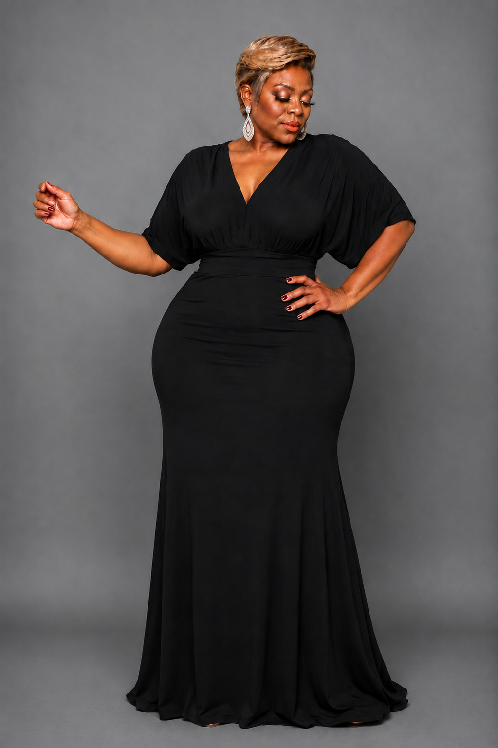 Black Shimmer Dress