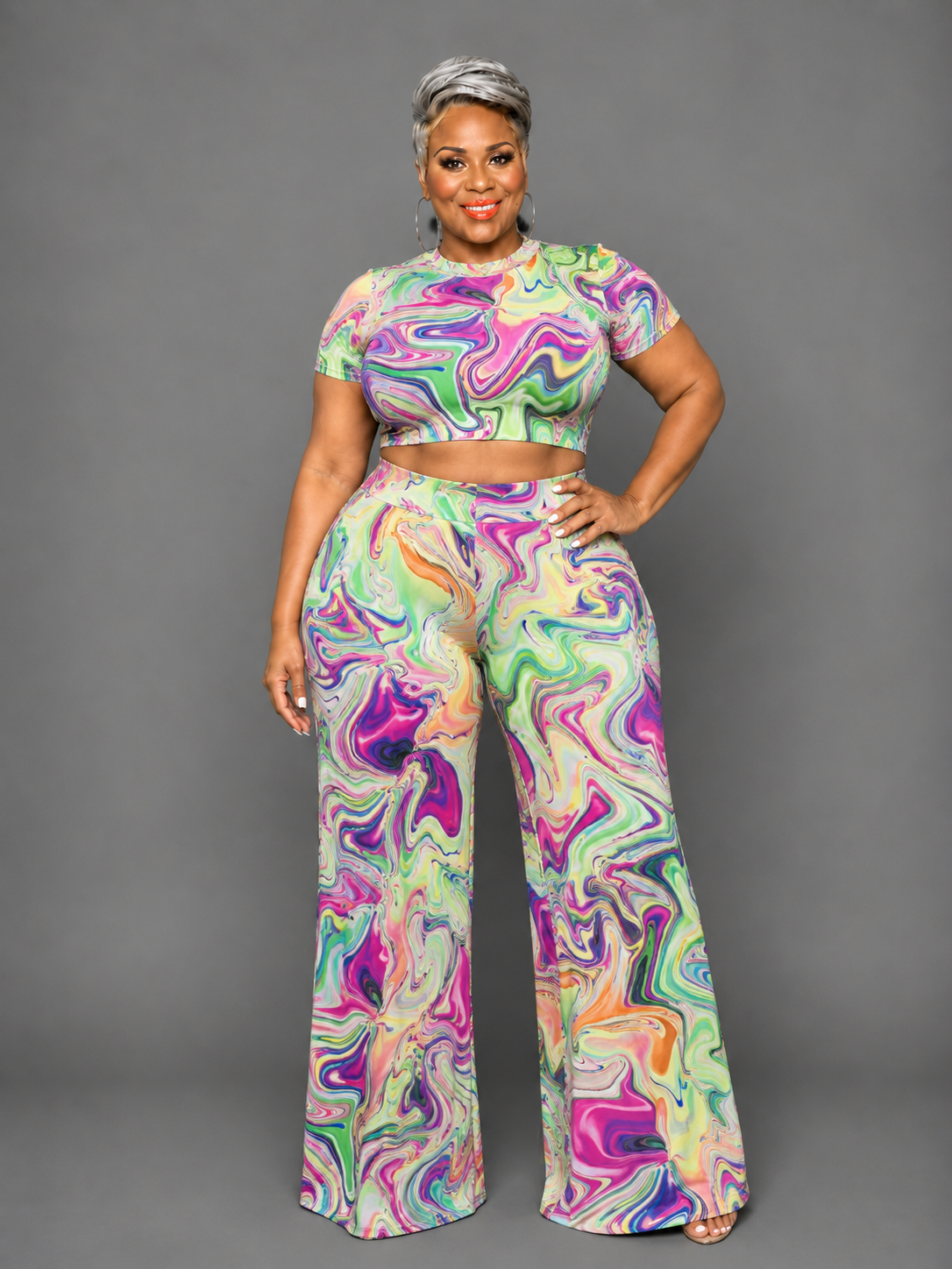 Print Palazzo Set