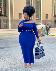 Navy Cut Above Dress