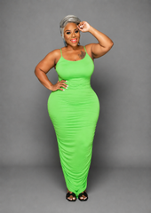 Green Ruch Dress
