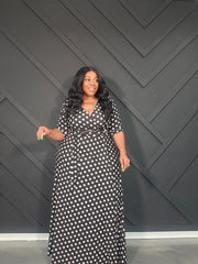 Black Polka Dot Dress