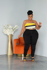 Black Basic High  Waist Jeans