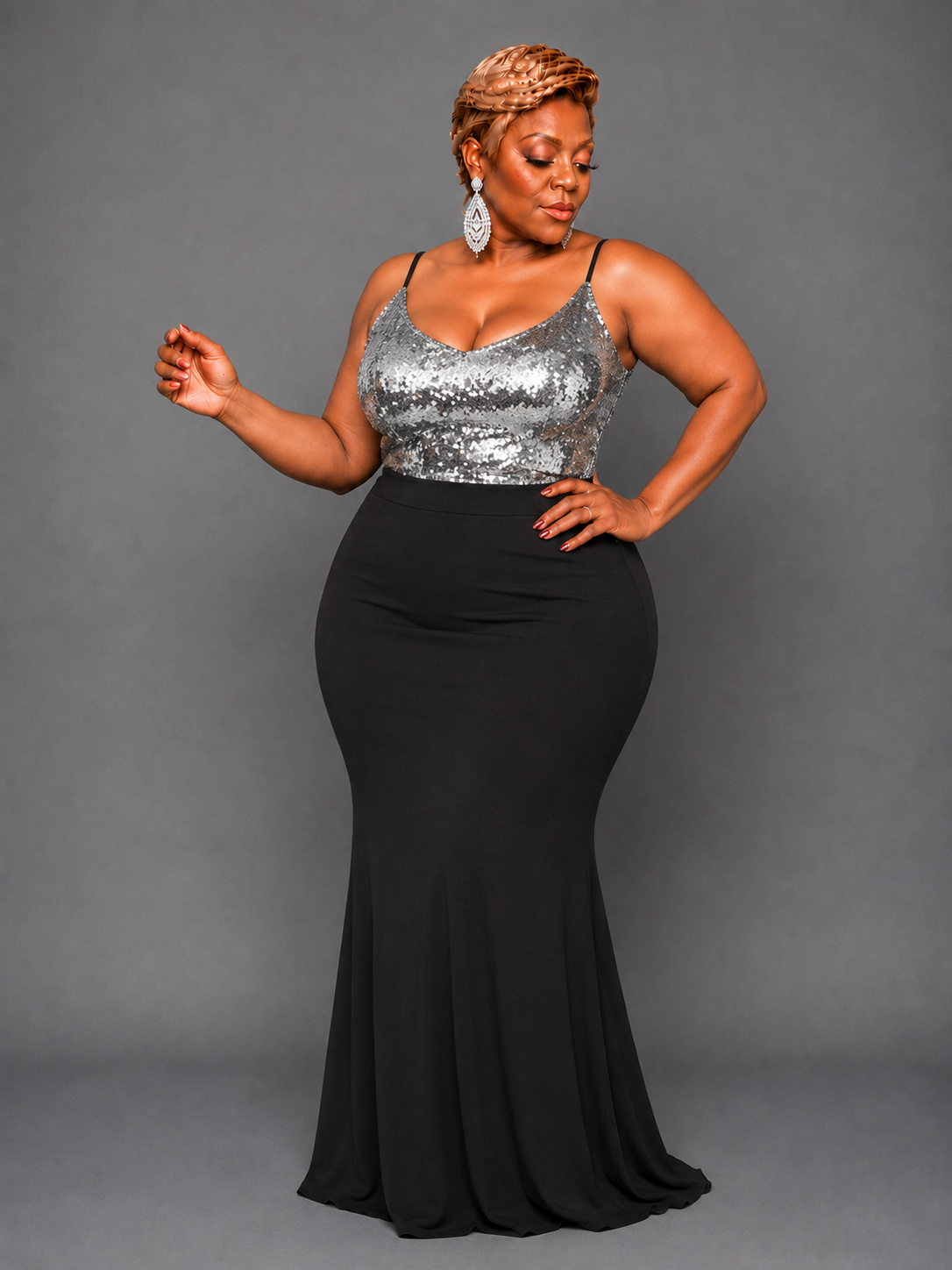 Silver Tank Gown