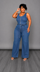 Medium Anna Denim Jumpsuit