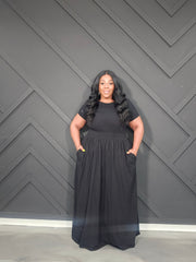 Black Flare Dress
