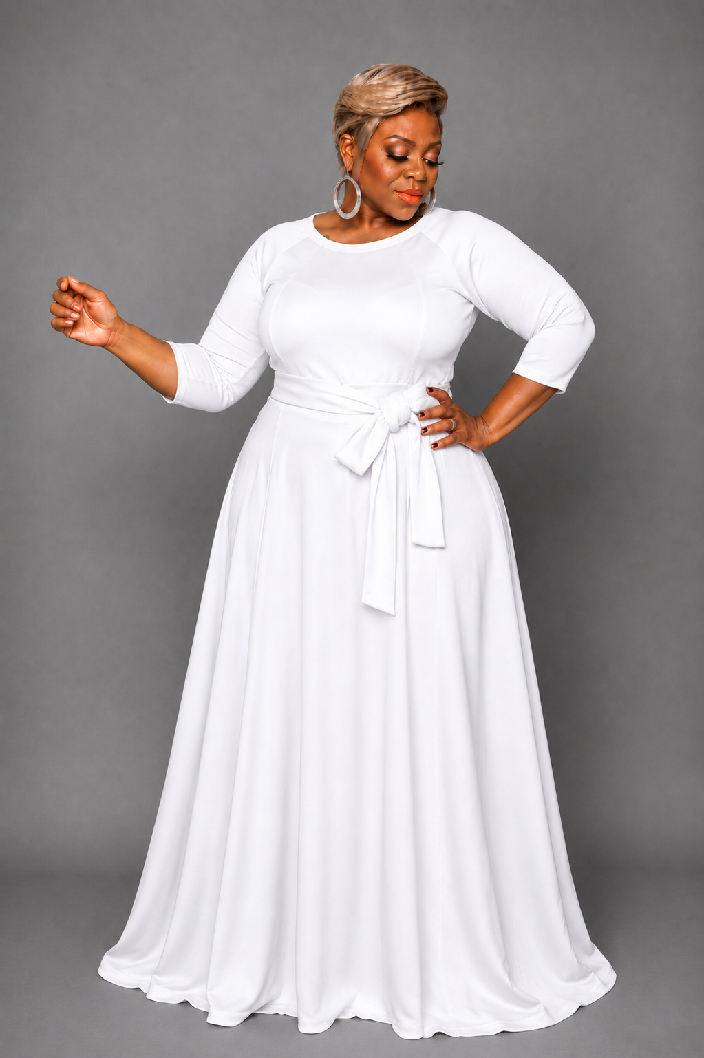 White Lori  Dress