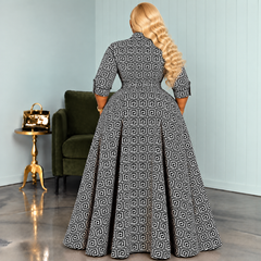 Greek Bethany Coat Dress