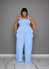 Blue Overall Jumpsuit