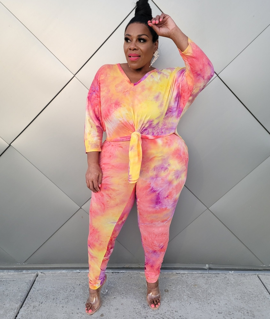 Pink Tye Dye Set