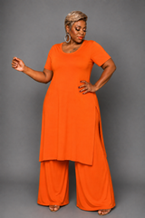 Orange Side Slit Set