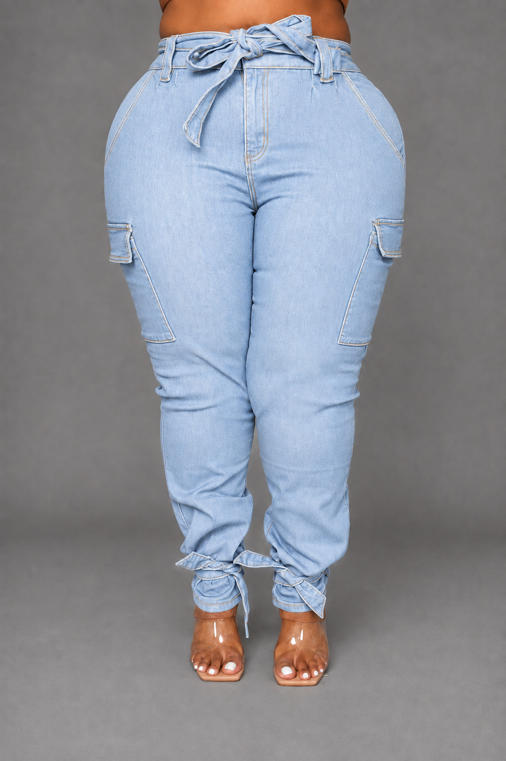 Light Blue Tie Jogger