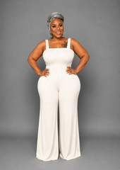 Bone Overall Jumpsuit