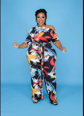 Brush Stroke Jumpsuit