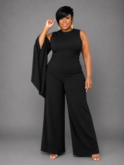 Black One Sleeve Jumpsuit