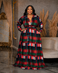 Red Plaid Dress