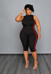 Black Halter Romper
