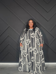 Black & White Tunic Dress
