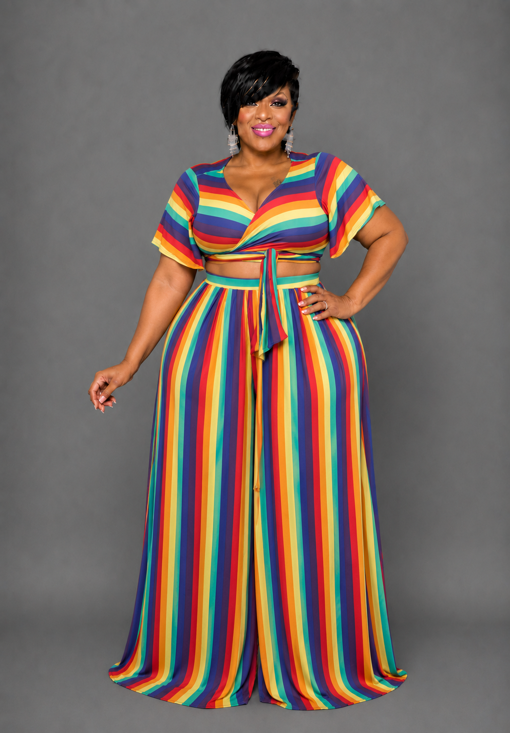 Rainbow Skirt Set