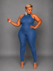 Rider Denim Jumpsuit