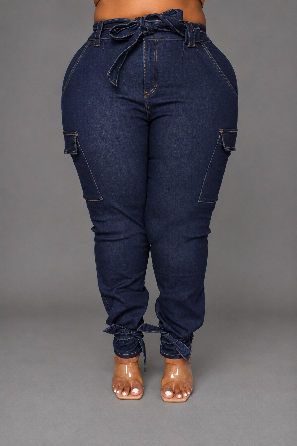 Dark Blue Tie Jogger