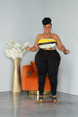 Black Basic High  Waist Jeans