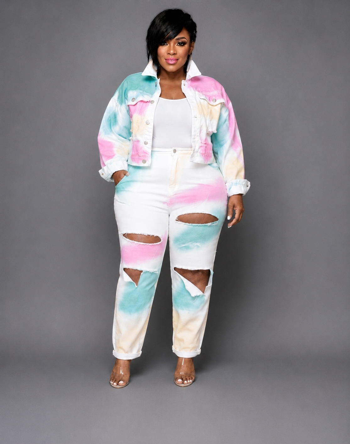 Colorful Paint Distressed Set