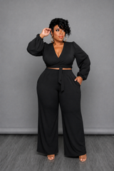Black Lily Pant Set