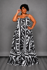 Chevron Maxi Dress
