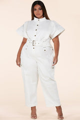 Off White Utility Jumpsuit