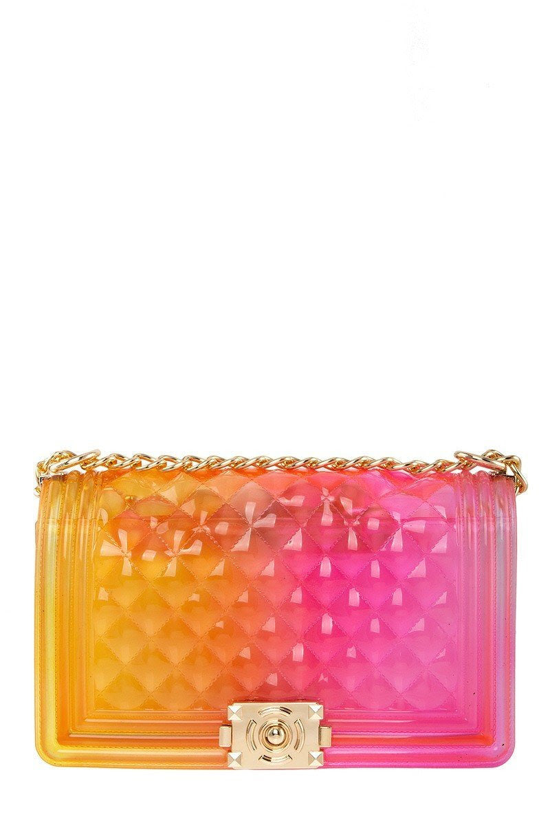 Pink Jelly Handbag