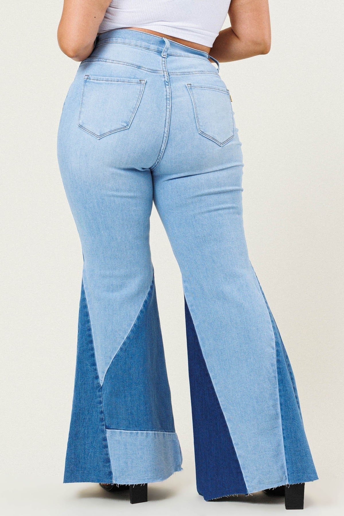 Light Spin The Color-Block Jeans