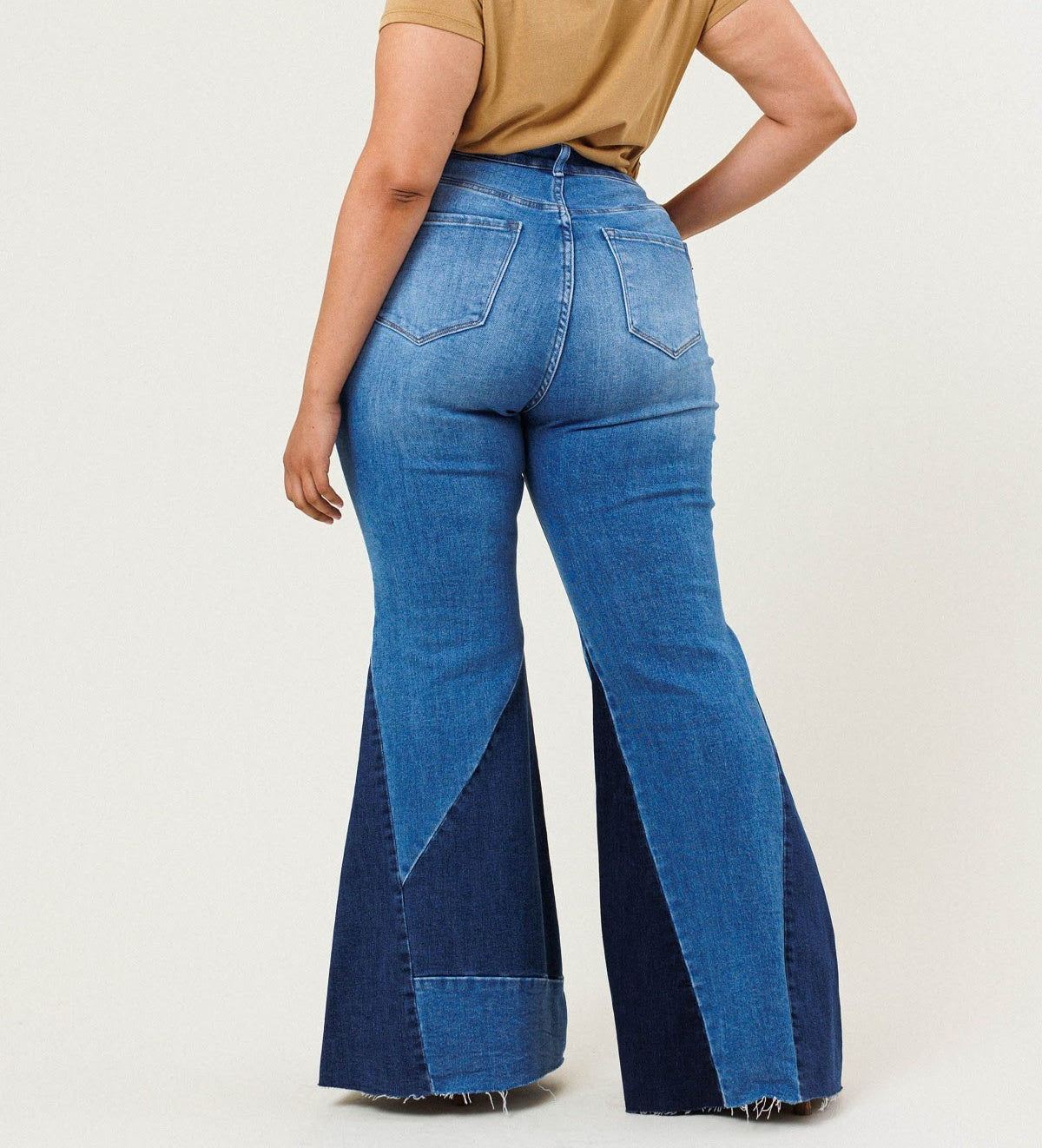 Medium Spin The Color-Block Jeans