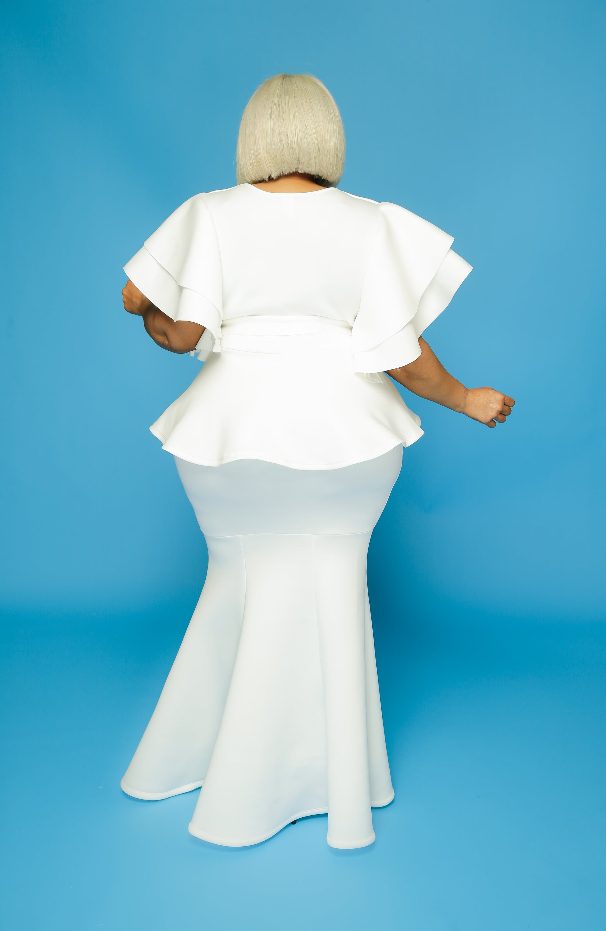 Ivory Voluptuous Skirt Set
