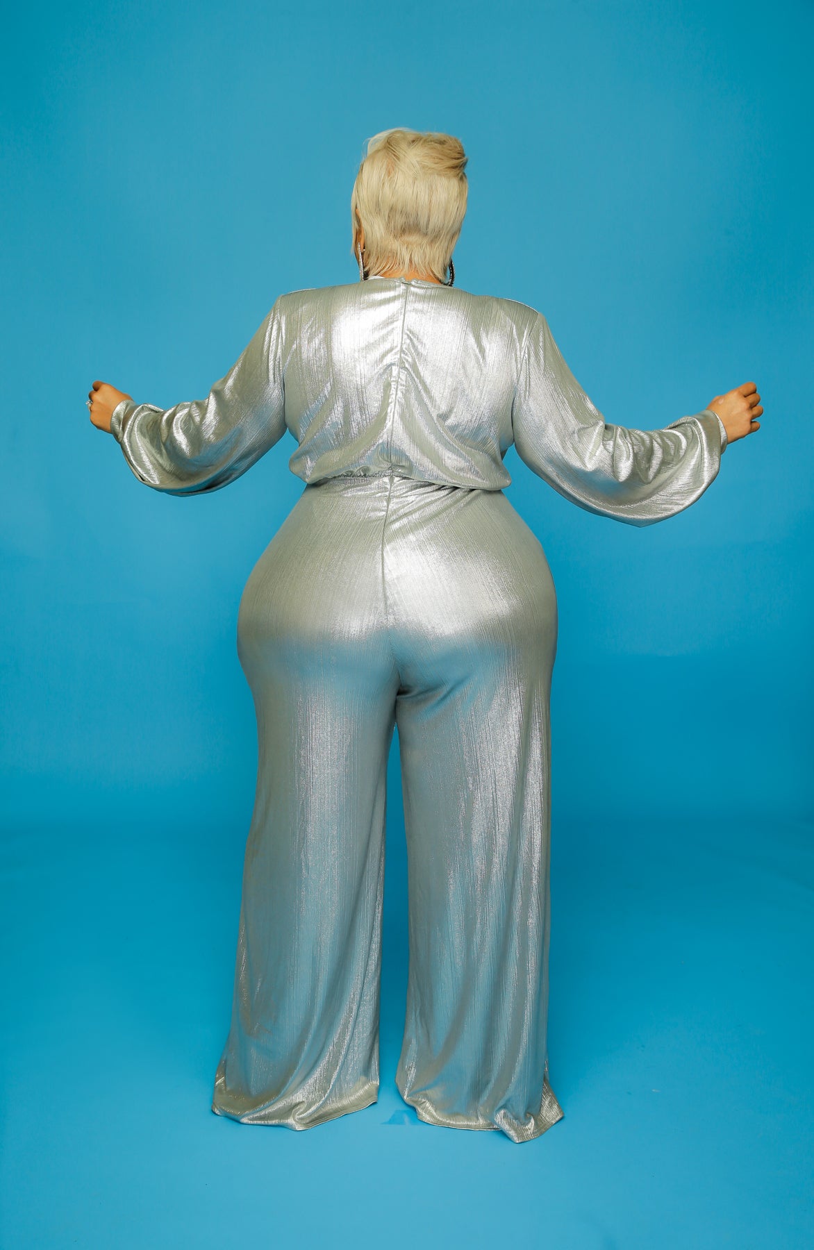 Load image into Gallery viewer, Silver Regal Collection Jumpsuit
