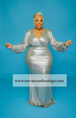 Silver Regal Collection Gown