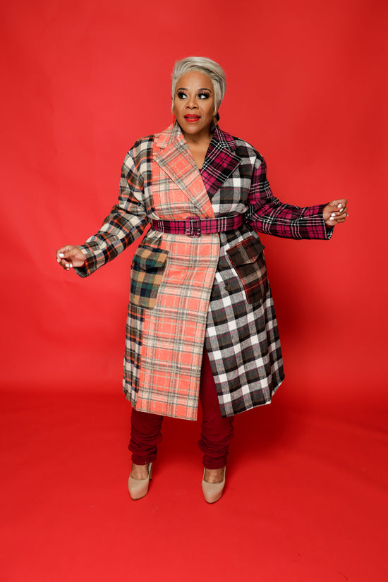 Load image into Gallery viewer, Perfect n Plaid Wool Coat

