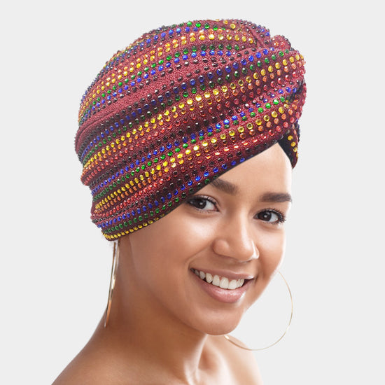 Colorful Bling Turbans