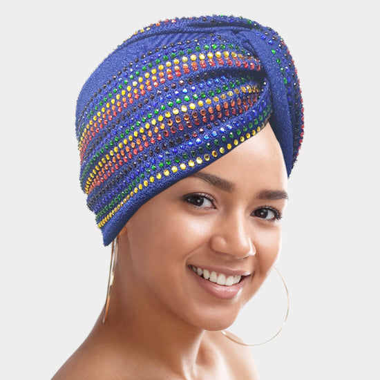 Colorful Bling Turbans