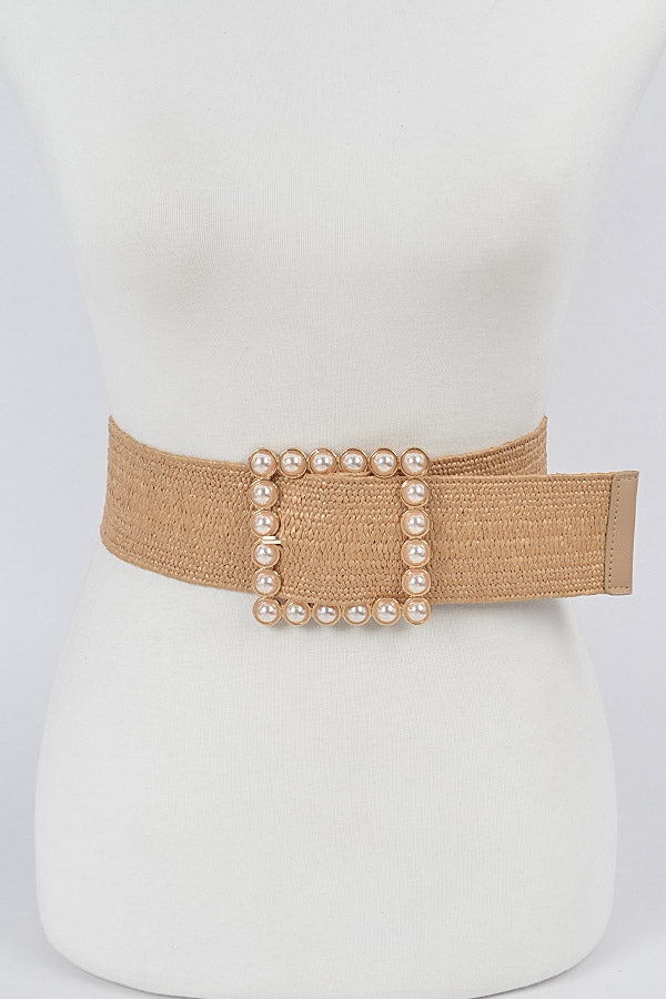 Pearl Plus Size Elastic Belt