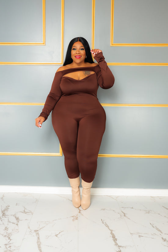 Chocolate Cutting Edge Catsuit
