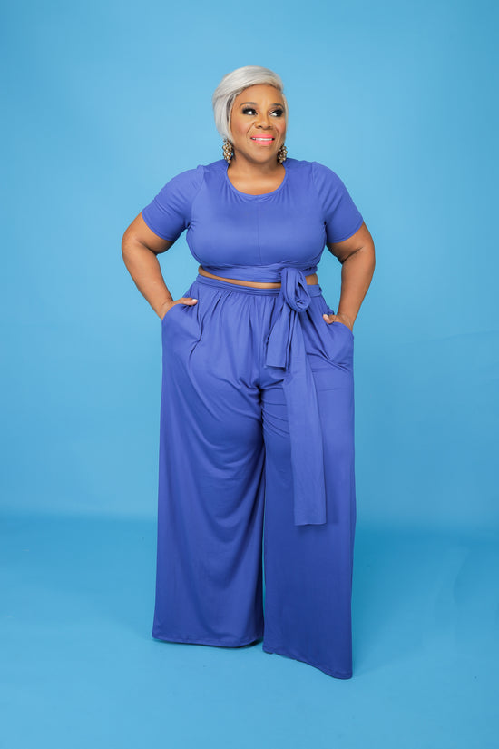 Royal Blue All Tied Up Set