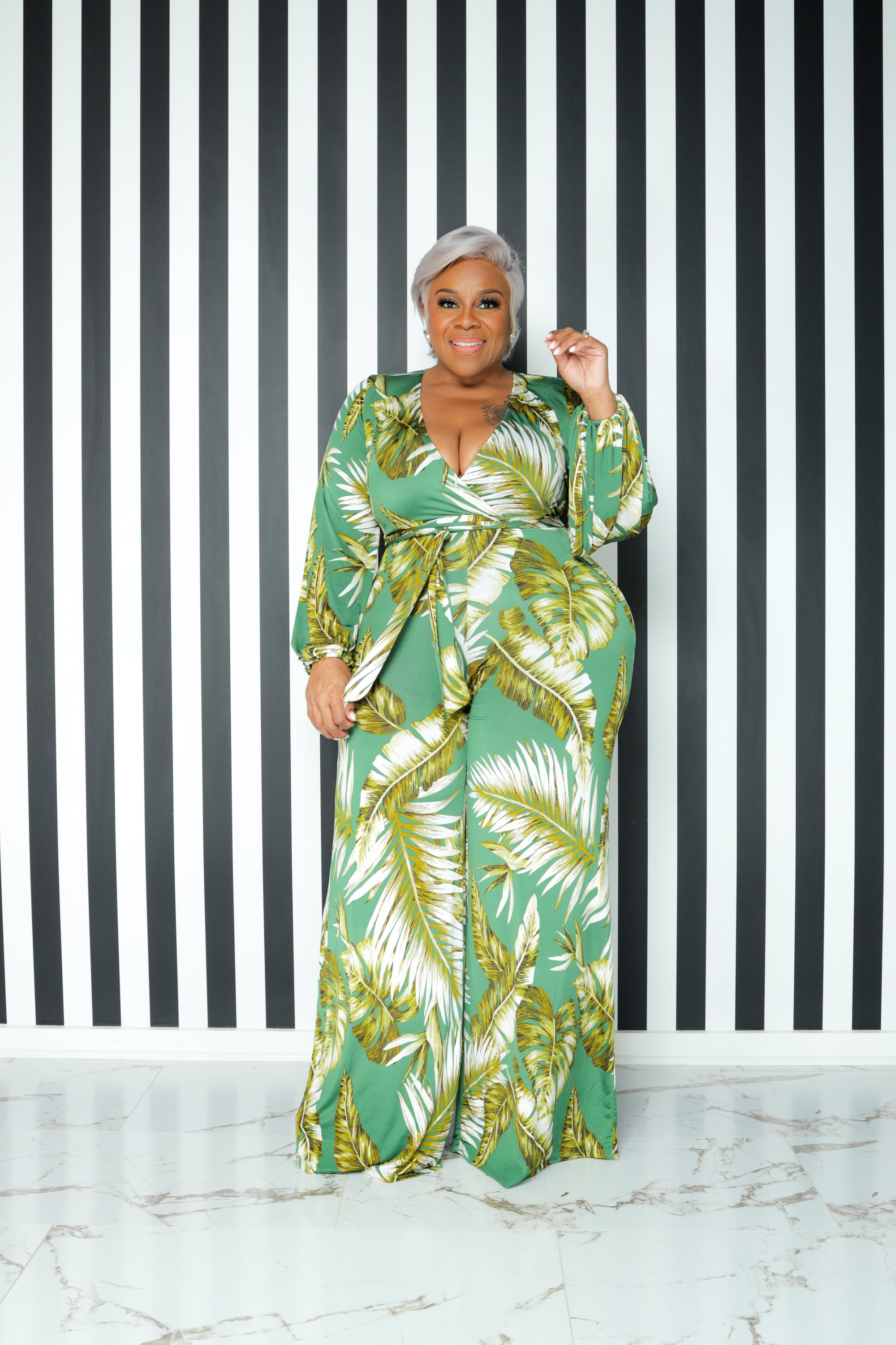 Green Palm Springs Jumpsuit