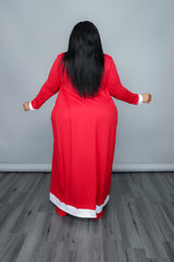 Red Farrah Pant Set