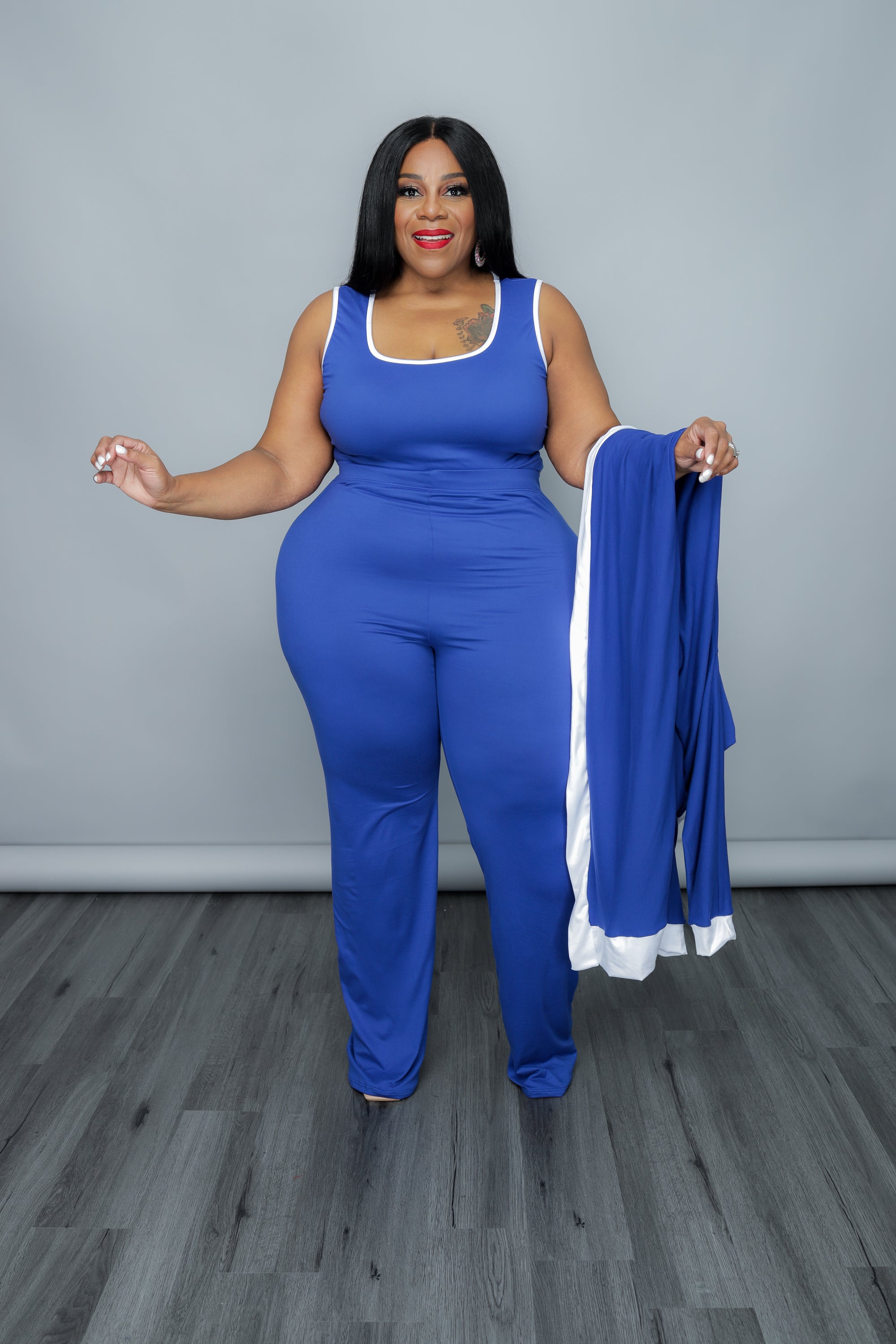 Royal Blue Farrah Pant Set