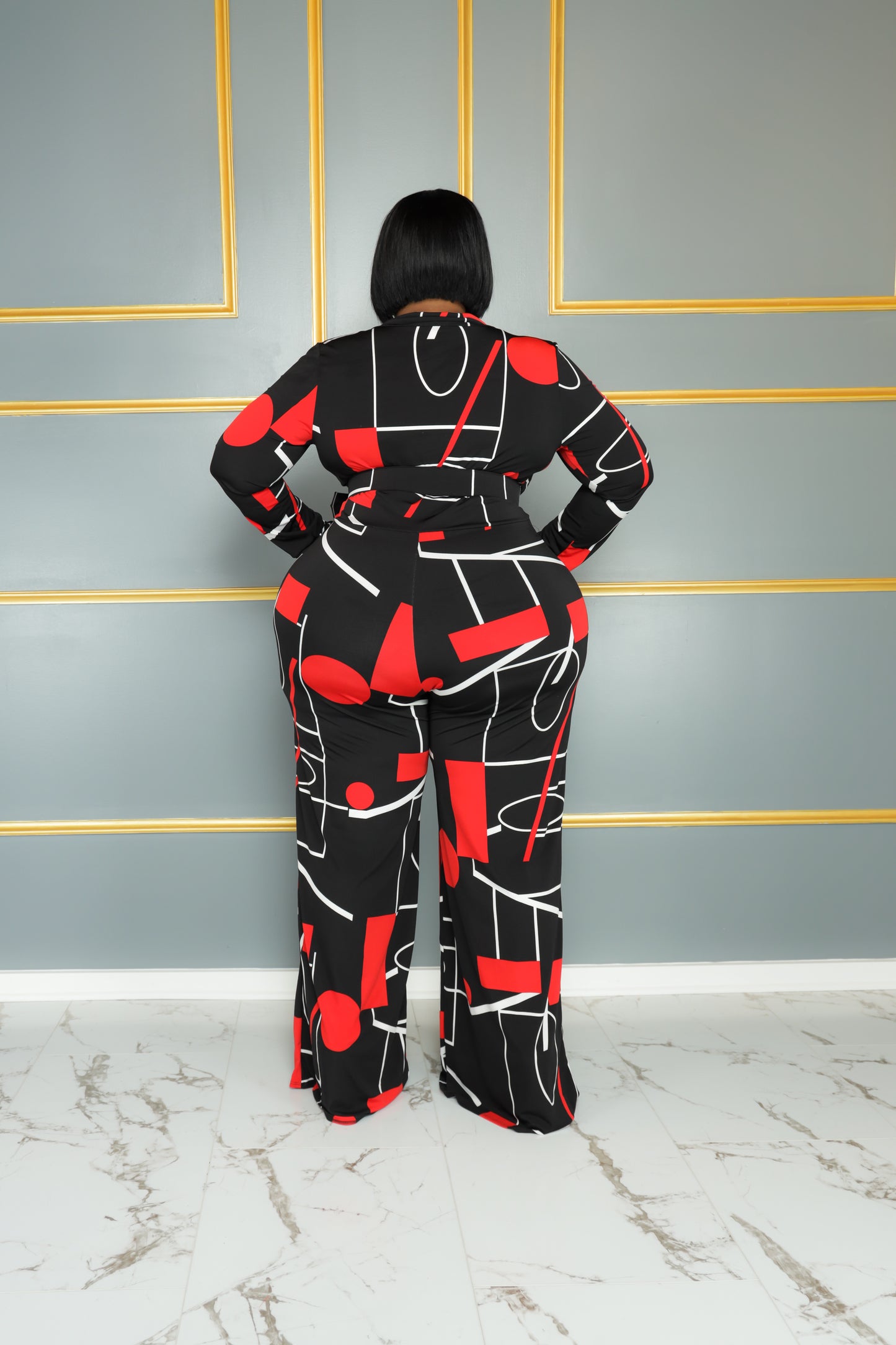 Load image into Gallery viewer, First Class Print Jumpsuit
